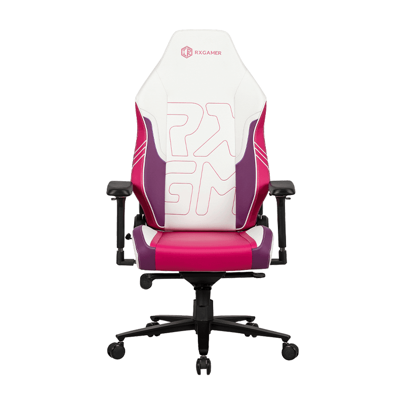 Desain roda yang ergonomis dan senyap dengan sempurna memadukan Kursi Gaming Komputer Putar Ergonomis Ganda yang Dapat Disesuaikan dan Mute Wheel Lumbar dibuat khusus untuk para penggemar game