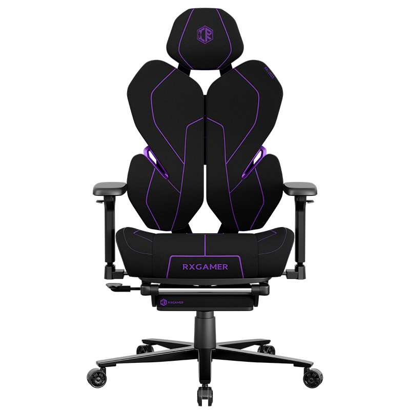 RXGAMER RX-K6-6301 kursi gaming berdesain ergonomis dengan langkah kaki yang nyaman