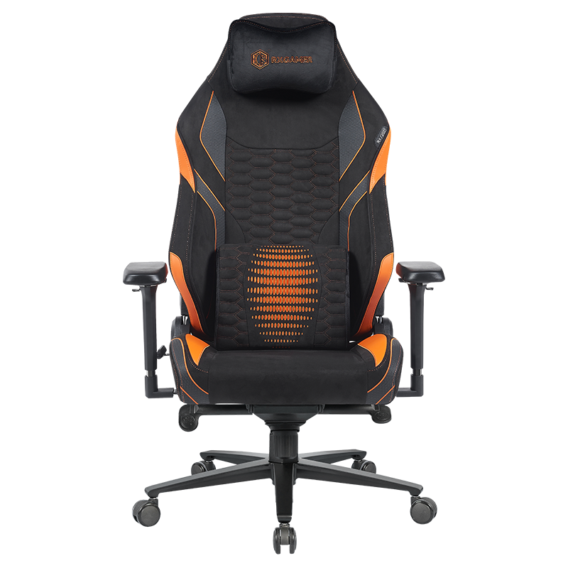 RXGAMER RX-2227 4D Sandaran Kepala Magnetik Dapat Disesuaikan Dukungan Lumbar Kursi Gaming Rumah Kantor