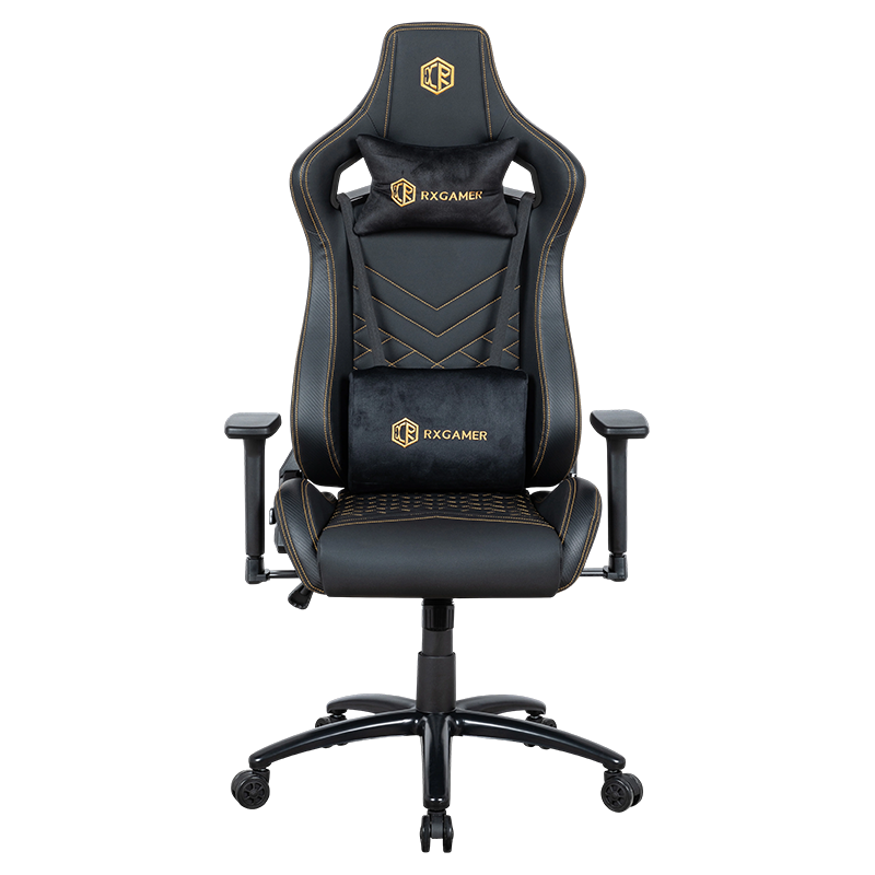 RXGAMER RX-2047 Kursi Gaming Multi-Fungsional Sandaran Tangan 3D Matte Hitam